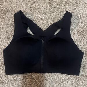 Lululemon Athletica Black Sports Bra with Zipper, NWOT